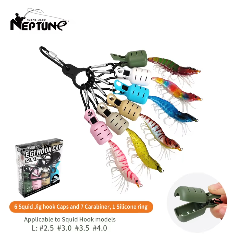 Fishing Lure Accessories - 6 szt. kolorowych osłonek na haczyki