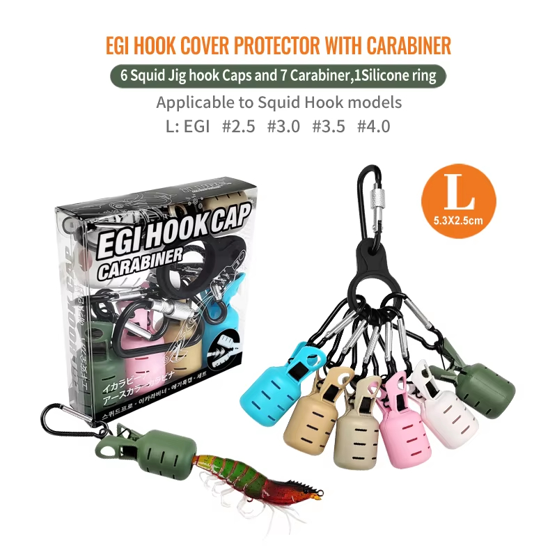 6 szt. kolorowych osłonek na h – Fishing Lure Accessories recenzja i cena