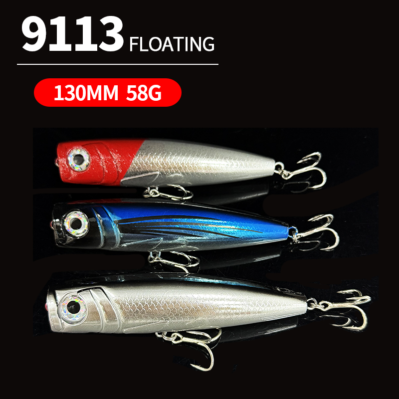 130mm 58g duży Popper przynęty – Fishing Lure Jerkbait recenzja i cena