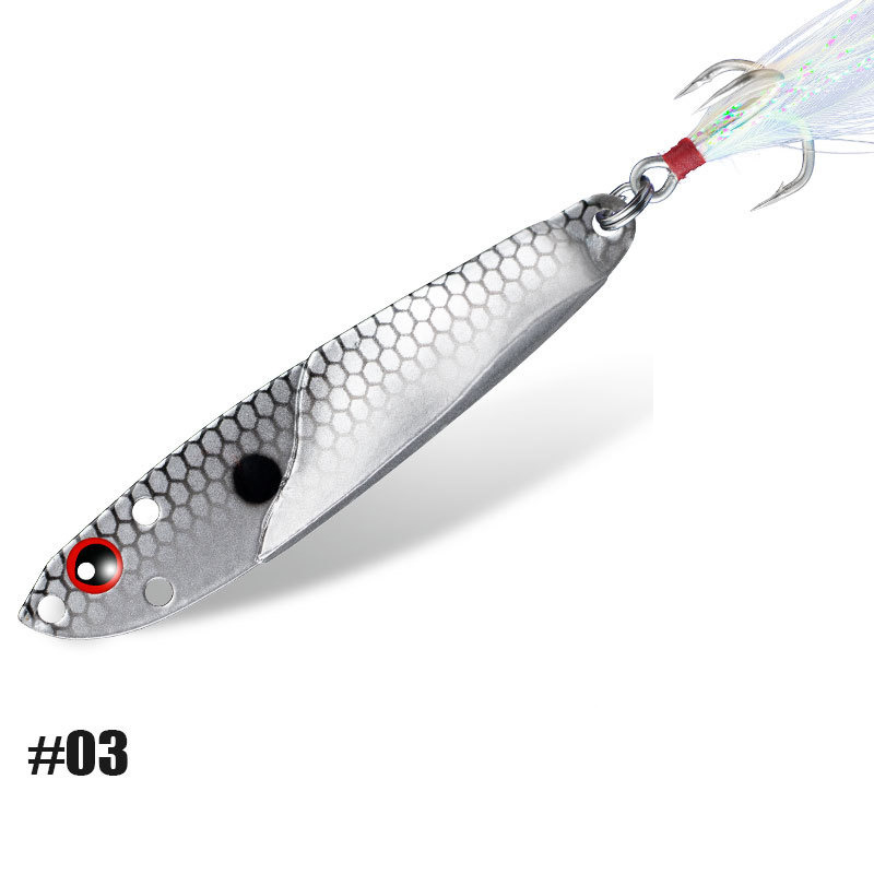 1 szt. Metalowy Jig 3D Przynęt – Fishing Lure Spoon recenzja i cena