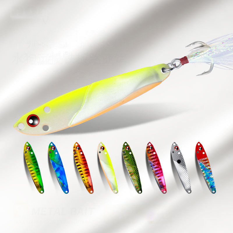 1 szt. Metalowy Jig 3D Przynęt – Fishing Lure Spoon recenzja i cena