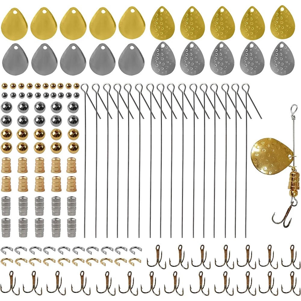 140Pcs Zestaw do robienia przy – Fishing Lure Spoon recenzja i cena